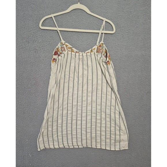 World Market Women's Mini Embroidered Boho Tank Top Dress S/M - Picture 2 of 8